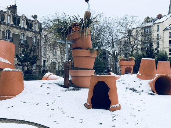 jardin des plantes neige