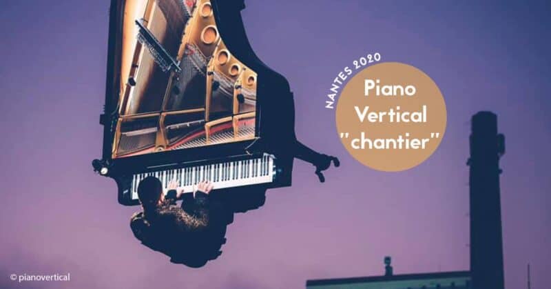 Piano Vertical chantier par Alain Roche nantes 2020 pianiste suspendu