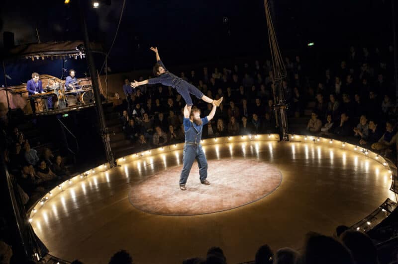 acrobatie La Campana Cirque Trottola spectacle