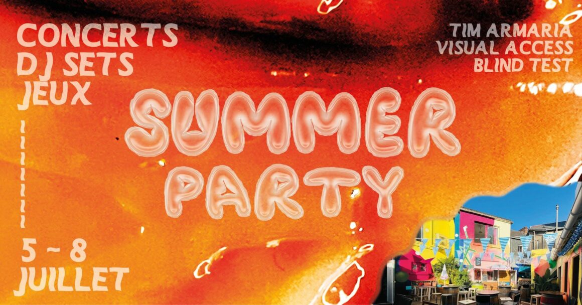 Nantes Décadanse 5 au 8 juillet 2023 Summer Party cocktails pétanque dj sets blind test été vacances summer party